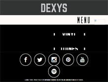 Tablet Screenshot of dexysonline.com